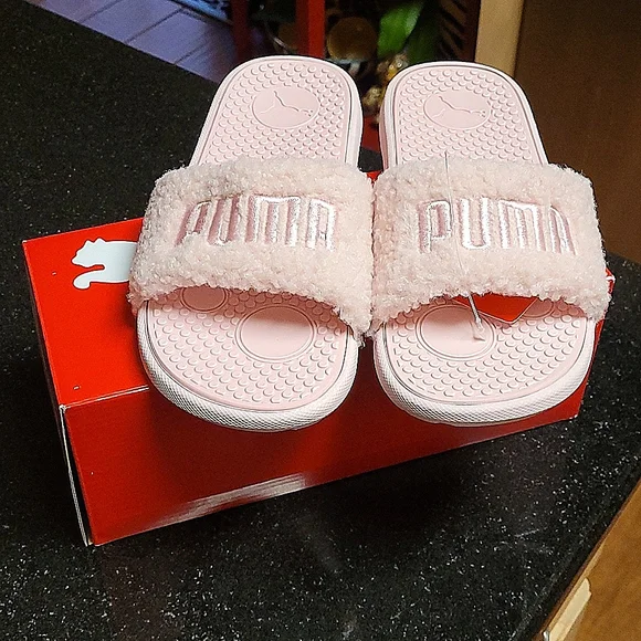 Puma Shoes Puma Cool Cat Sherpa Slide Poshmark